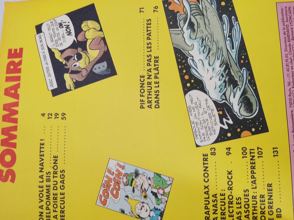 Pif Gadget Hors S&eacute;rie Super G&eacute;ant ancien magazine BD 