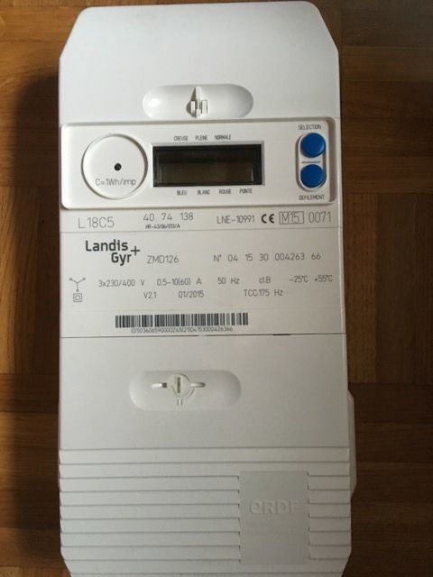 compteur électronique triphasé 70 Mandres-les-Roses (94)