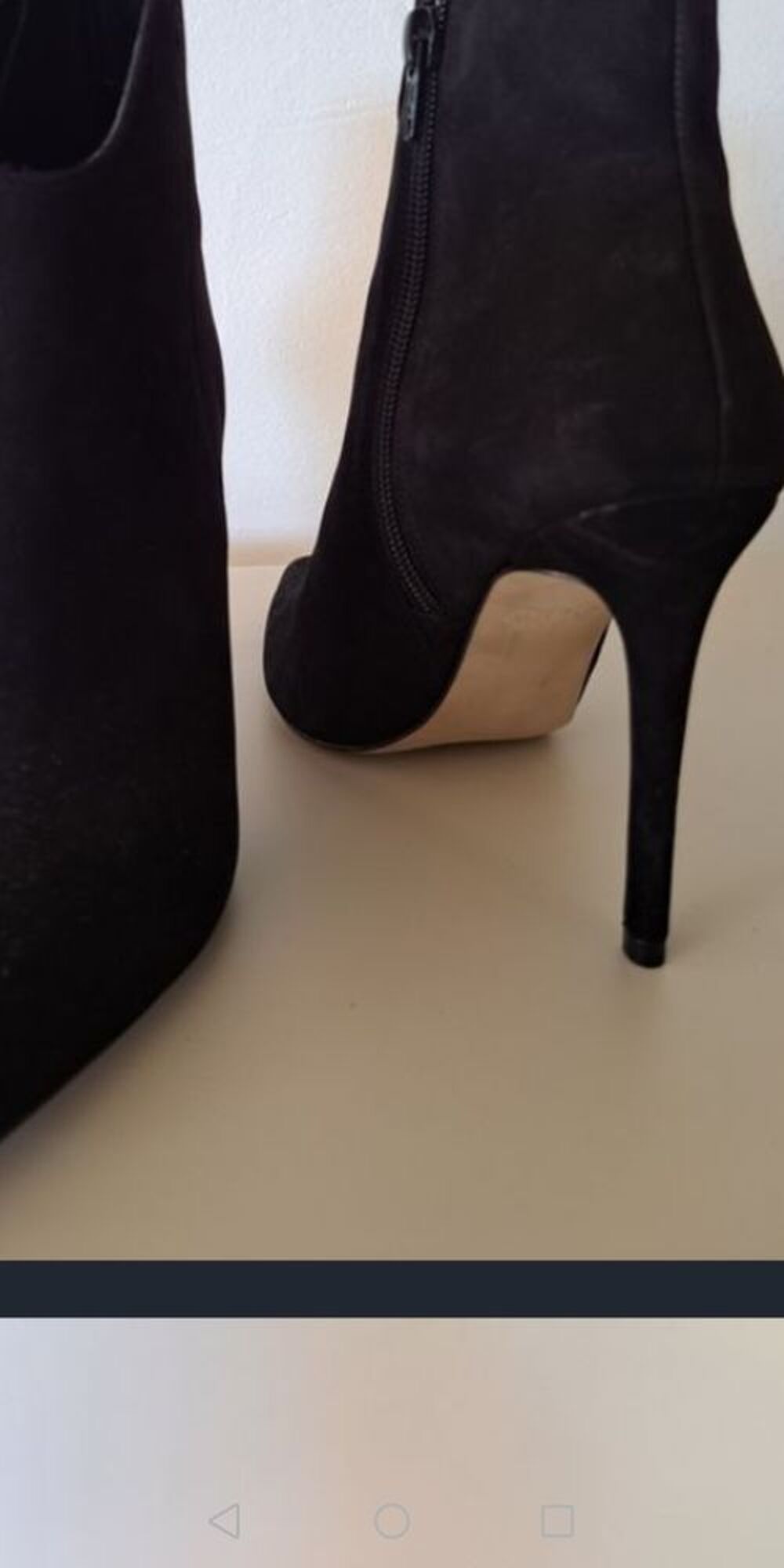 Bottines noir daim ALDO P. 36 &agrave; petit 37 Chaussures