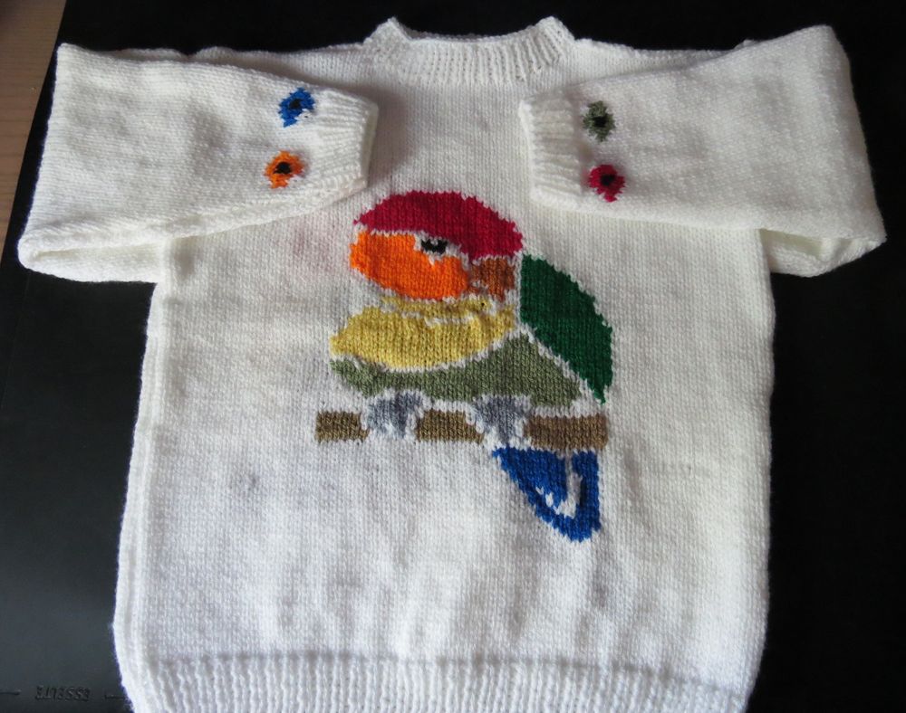 PULLS ENFANT - TAILLE 6 AN - 100 % ACRYLIQUE - FAIT MAINS Vêtements