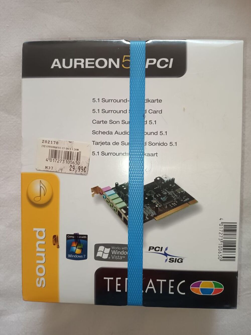 Carte son AUREON 5.1 PCI Matériel informatique