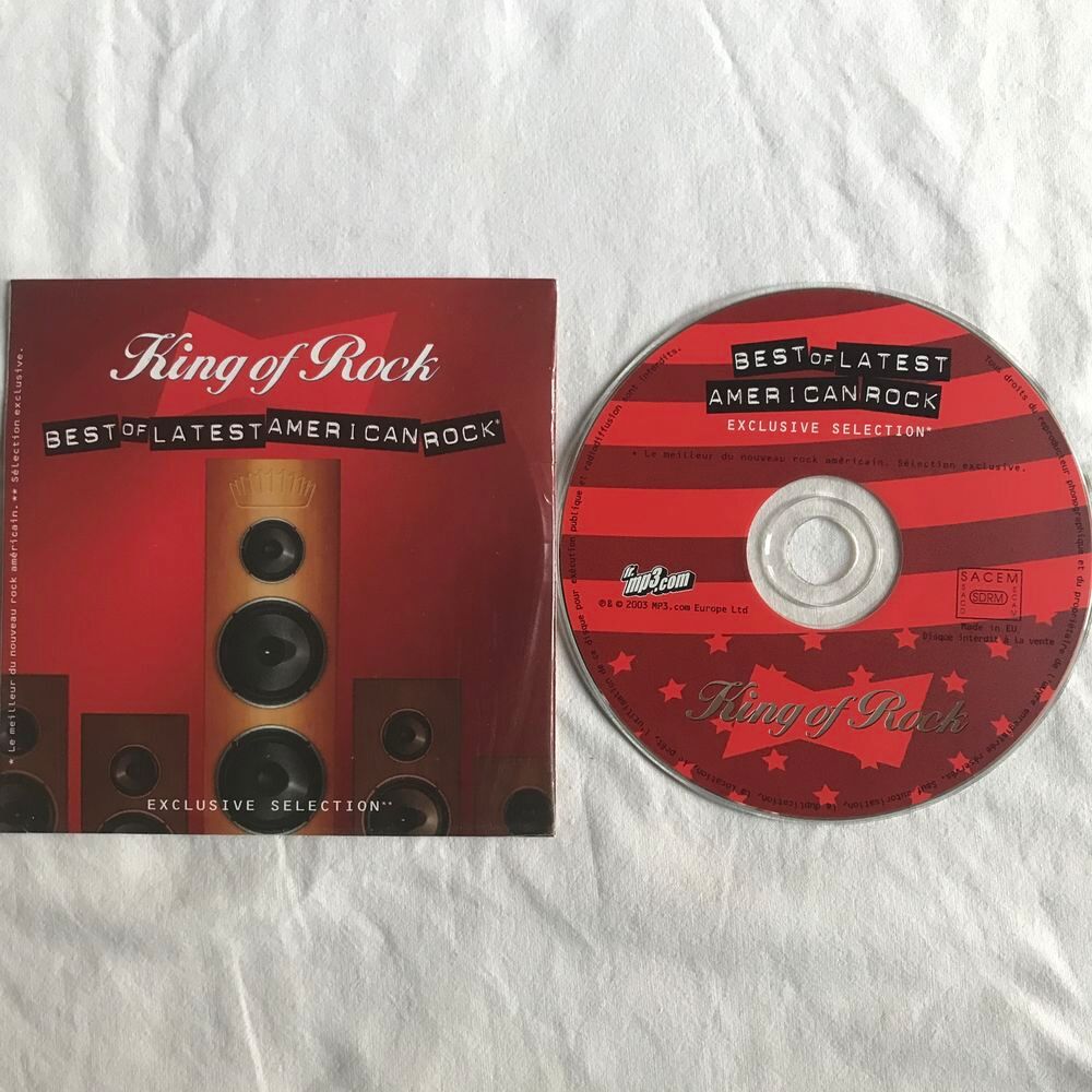 CD King Of Rock MP3.COM Compilation CD et vinyles