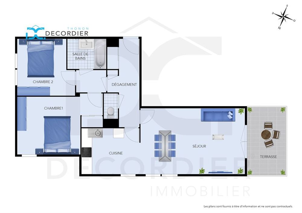 Vente Appartement THONON-LES-BAINS APPARTEMENT T3 Thonon les bains