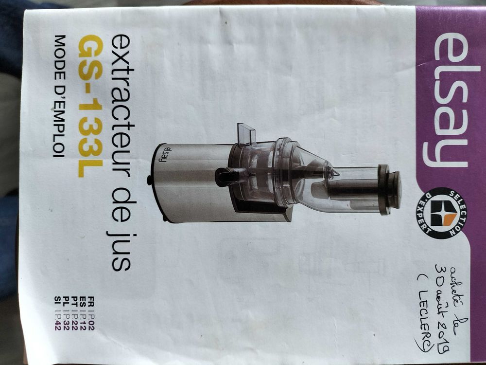 Appareil Extracteur de Jus. Electroménager