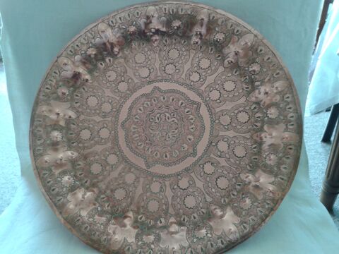 Plateau cuivre rouge ancien  � suspendre 30 Dijon (21)