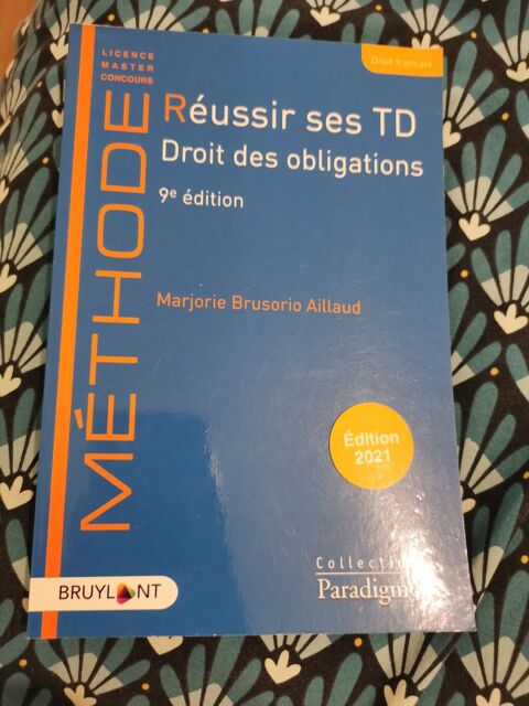 Réussir ses TD Droit des obligations Béziers (34)