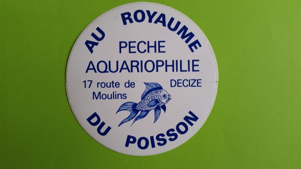 AUTOCOLLANT AU ROYAUME DU POISSON 