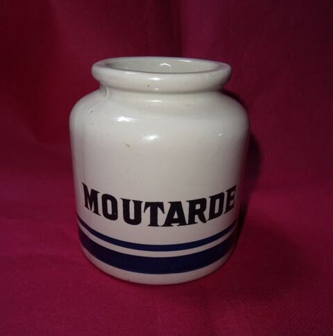 ANCIEN POT  MOUTARDE LML GRS VERNISS 22 Sergines (89)