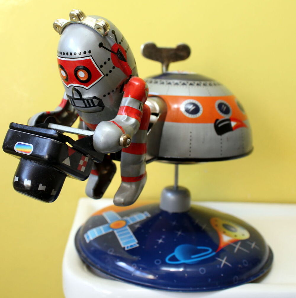 Jouet m&eacute;canique Robot de l'espace vintage MARS - 10, fonctio Jeux / jouets