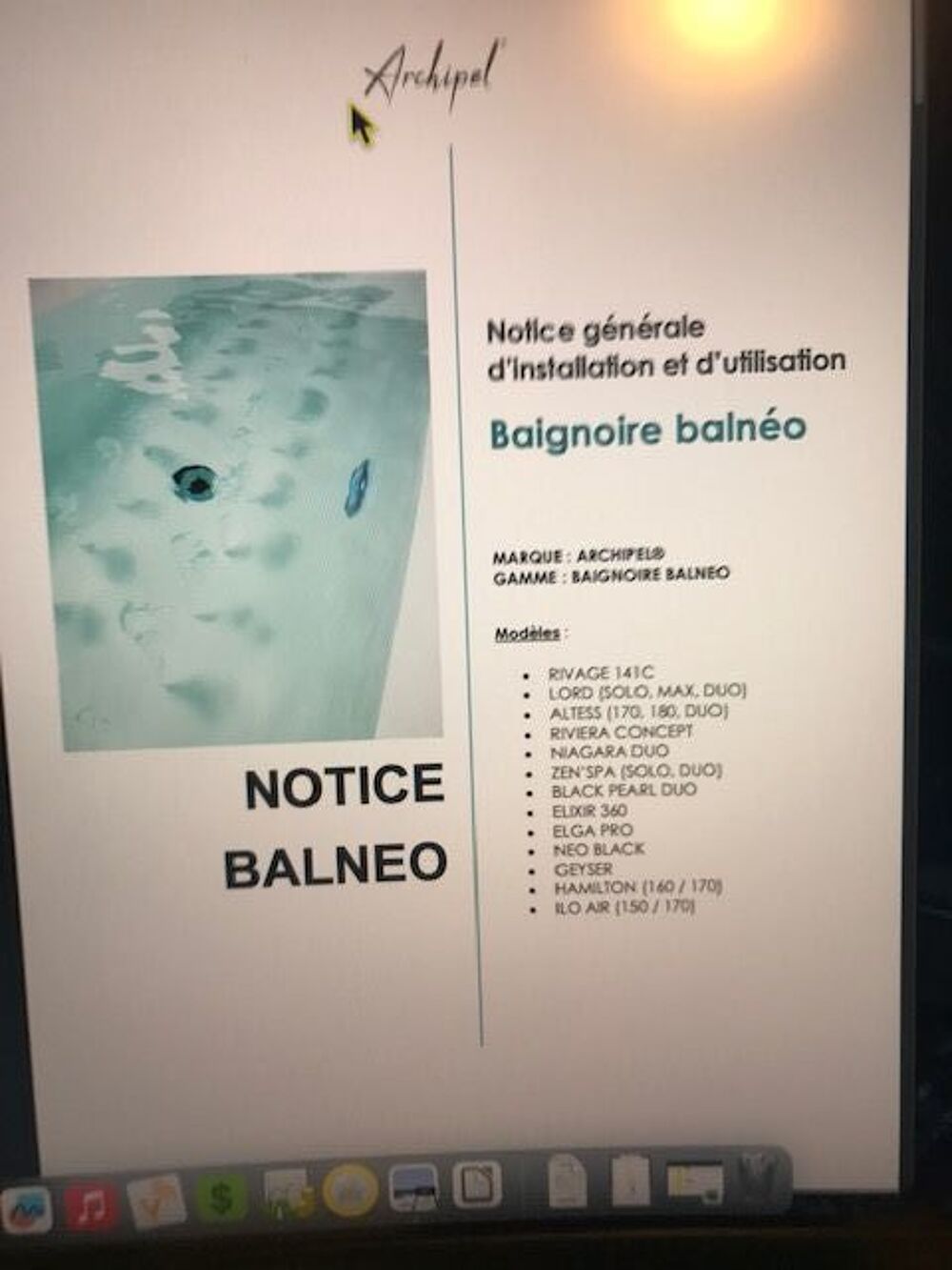 baignoire baln&eacute;o Electroménager