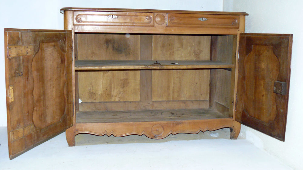 Buffet ancien en bois avec tiroir et placard Meubles