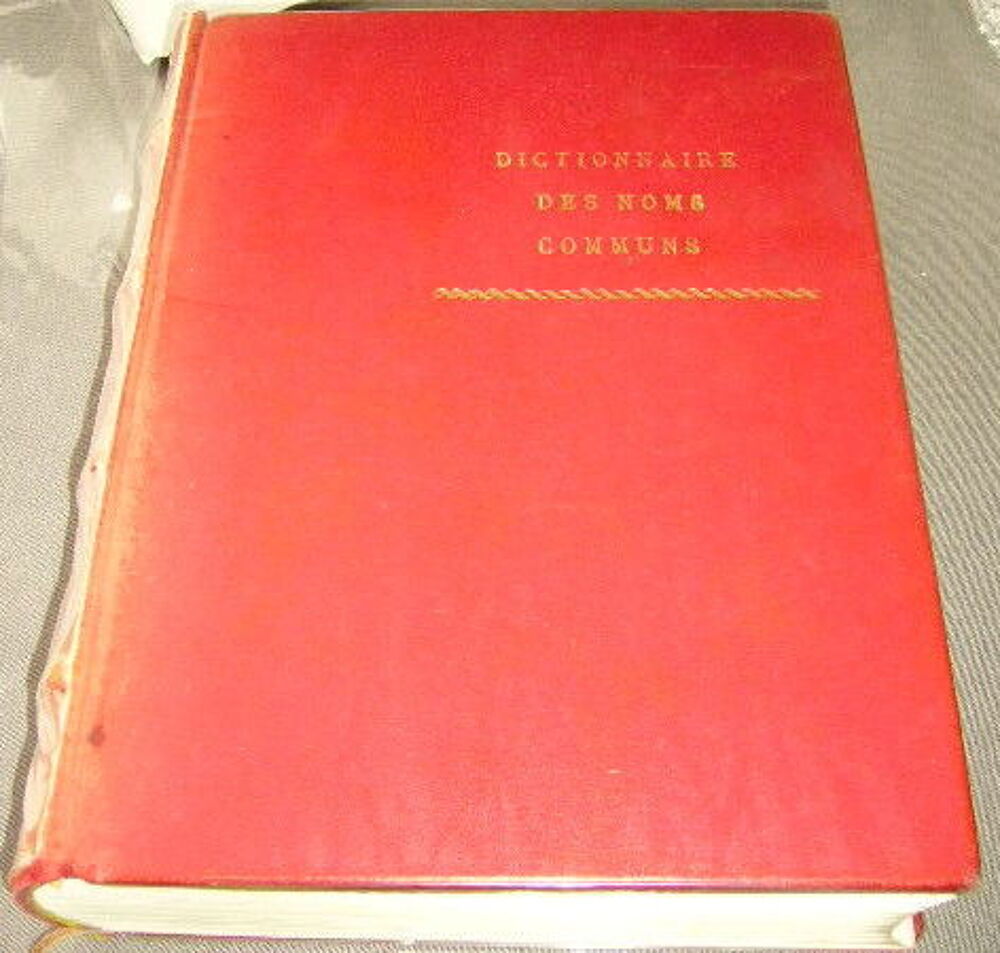 Dictionnaire des noms communs Larousse livre cuir Livres et BD