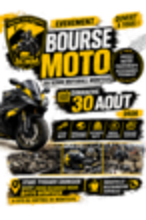 BOURSE MOTO / AUTO &amp; VIDE-GRENIER 
Vide grenier, marché aux puces, braderie