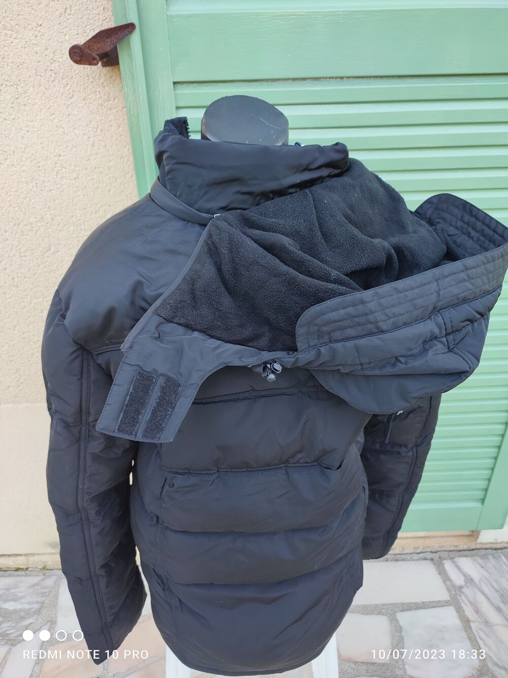 DOUDOUNE A CAPUCHE HOMME L - PETROL INDUSTRIEL BLEU MARINE Vêtements