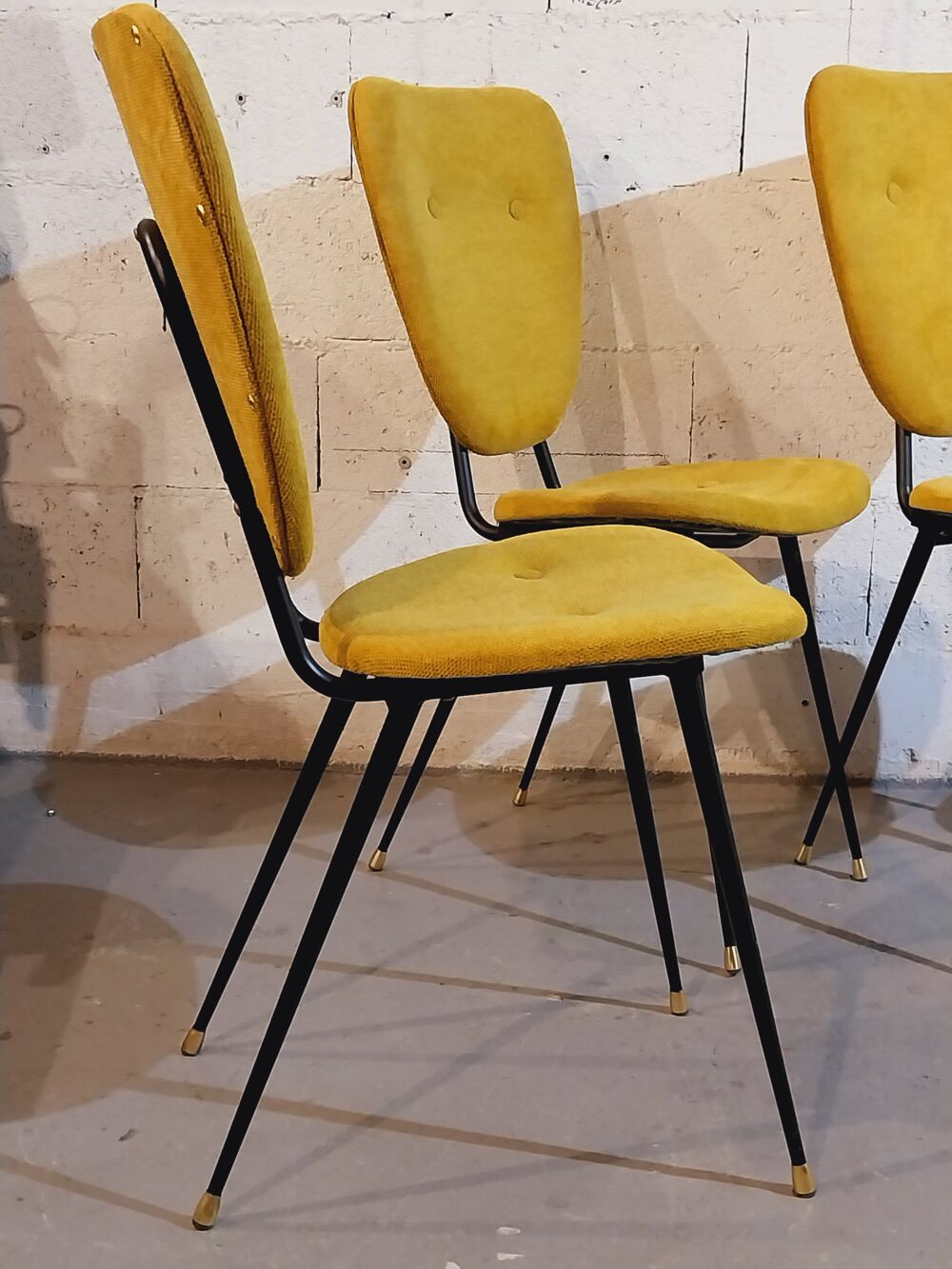 
Belle s&eacute;rie de six chaises 1950 Meubles