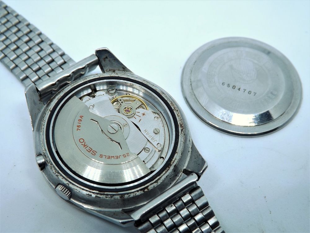 Belle montre Seiko 5 Sportsmatic Deluxe 7619-7050 1966 Bijoux et montres