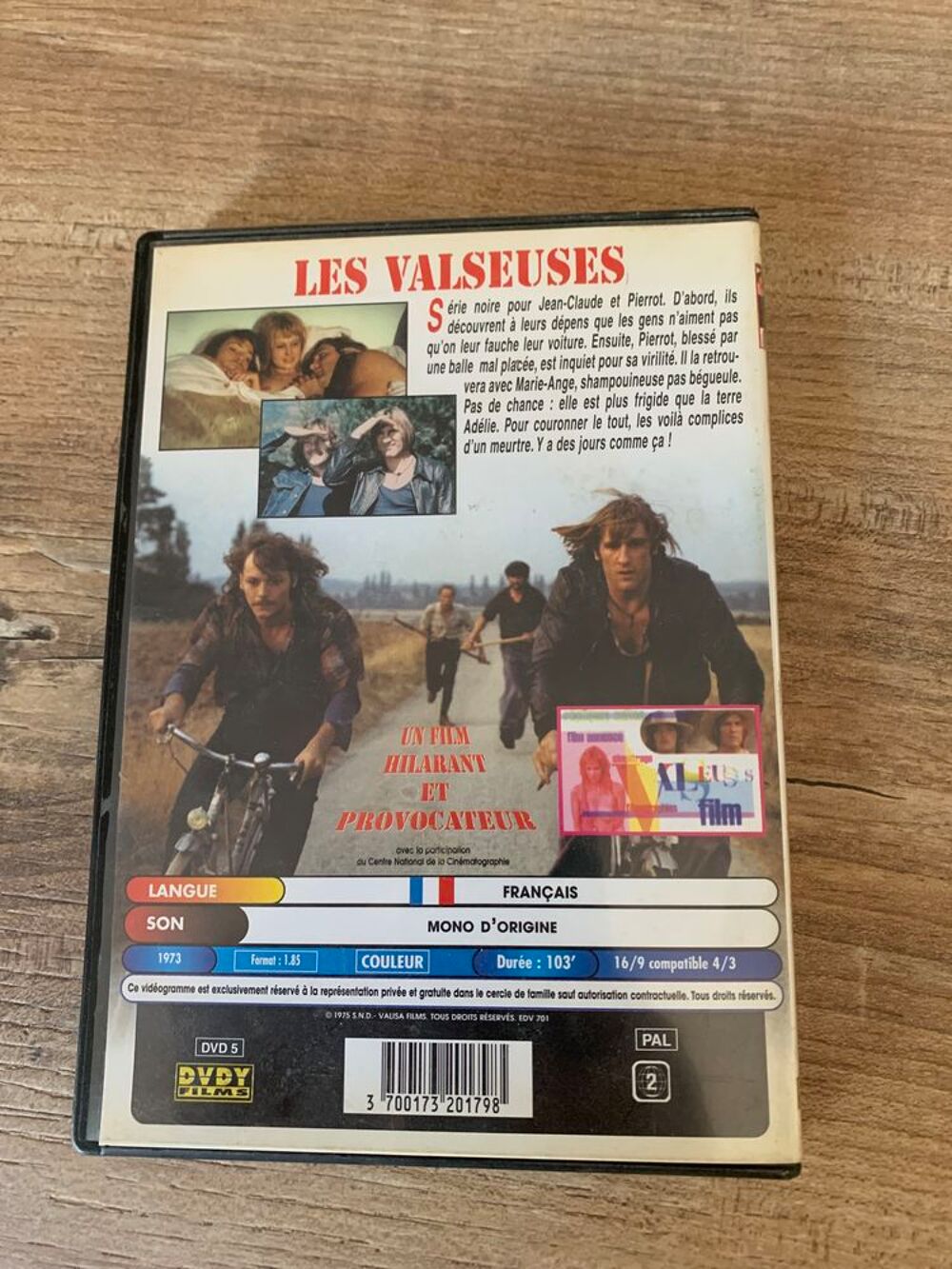DVD " Les valseuses " DVD et blu-ray