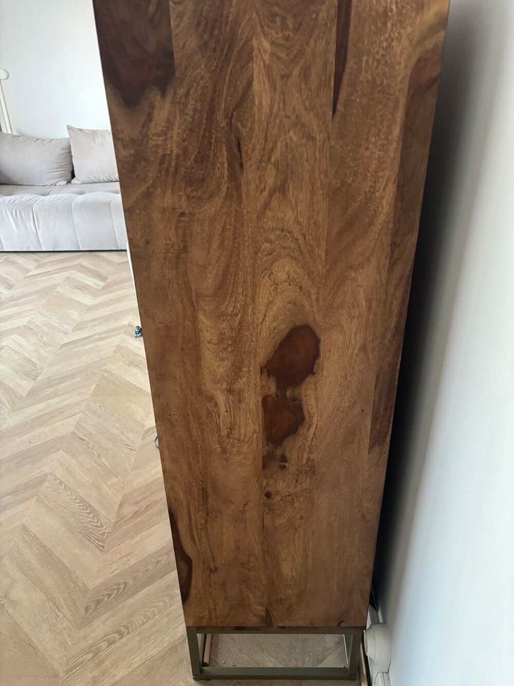 Buffet haut en bois de rose massif ou bois palissandre Meubles