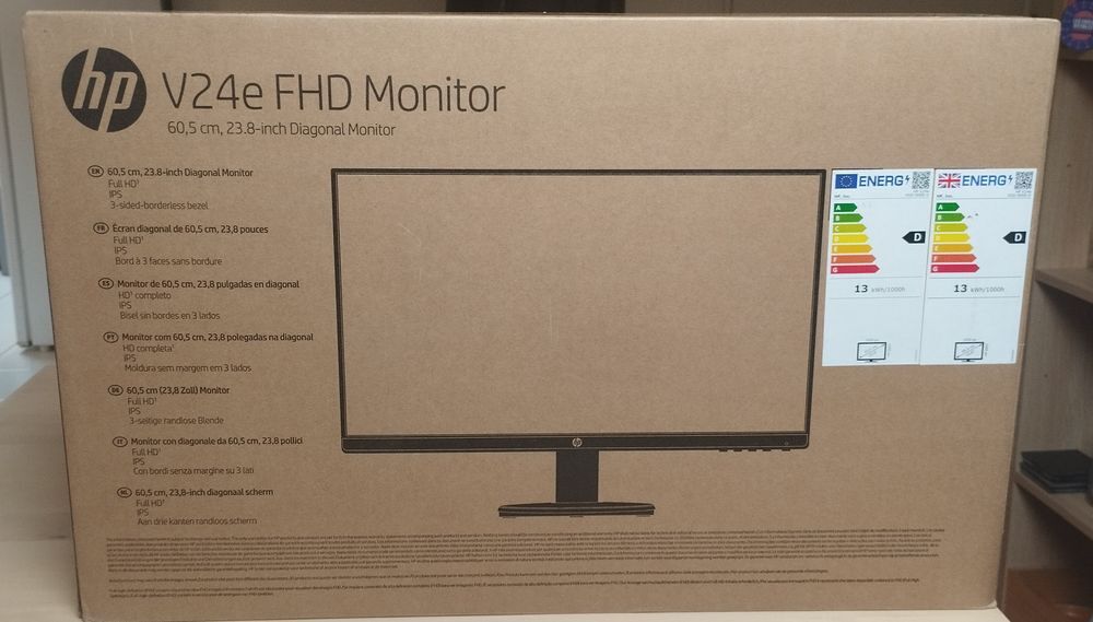 d'un &eacute;cran FHD Monitor HP V24e Matériel informatique