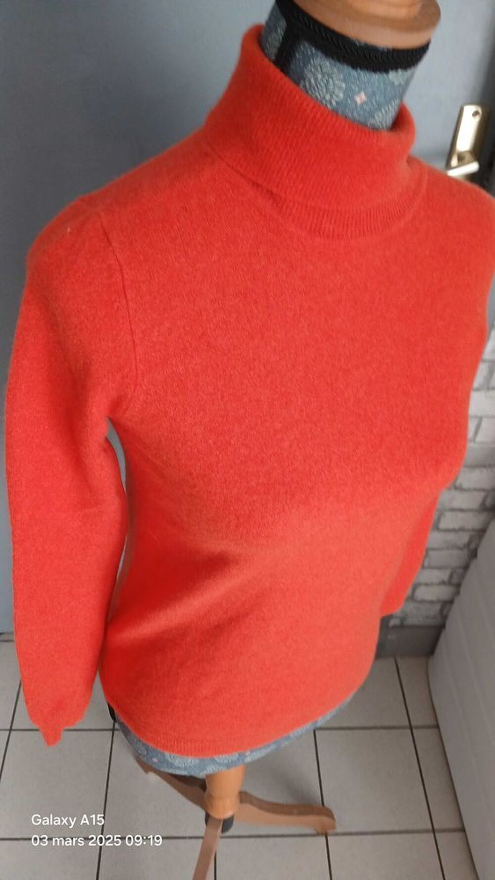 pull colle roul&eacute; Vêtements
