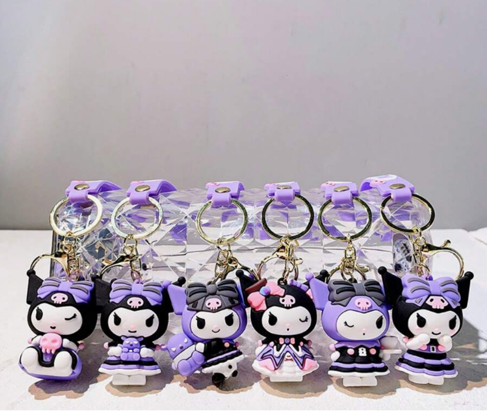Porte-cl KUROMI japon manga anime mode hello kitty kawaii 