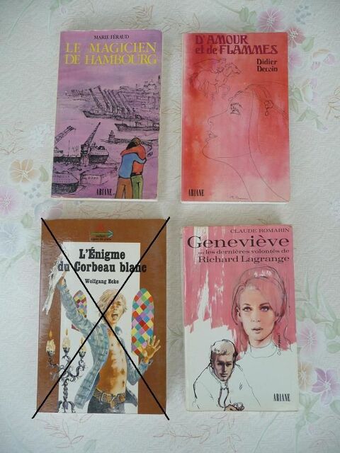 4 livres d'aventures et d'nigmes - Hachette 20 Celles-sur-Belle (79)