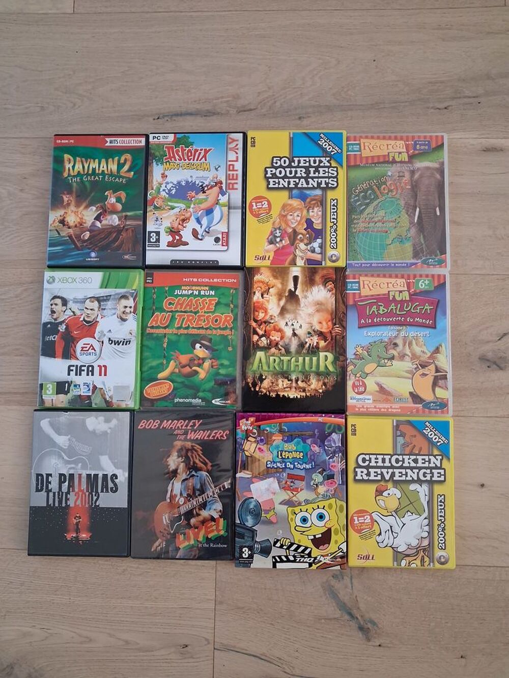 LOT DE 15 DVD + 11 CD Audio et hifi