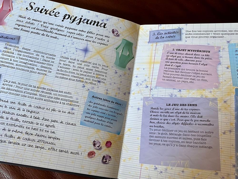 Girls' Book Junior Broch&eacute;. 26 cm. Larousse. Jeux. Tbe Jeux / jouets