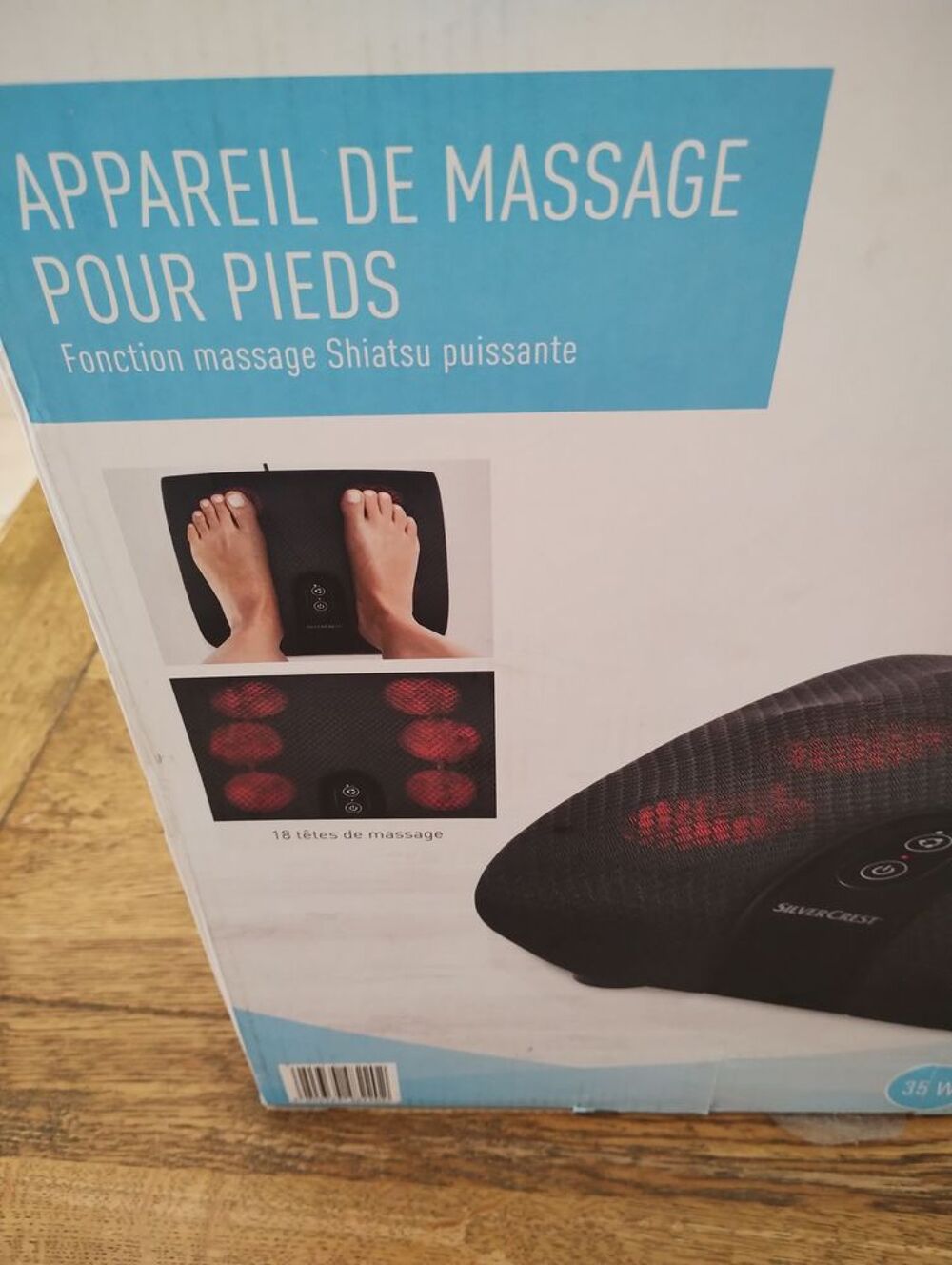 Appareil de massage Shiatsu pour pieds / NEUF Electroménager