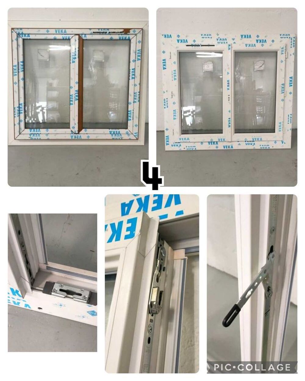 LOT 4 FENETRES PVC NEUVES USINE Bricolage