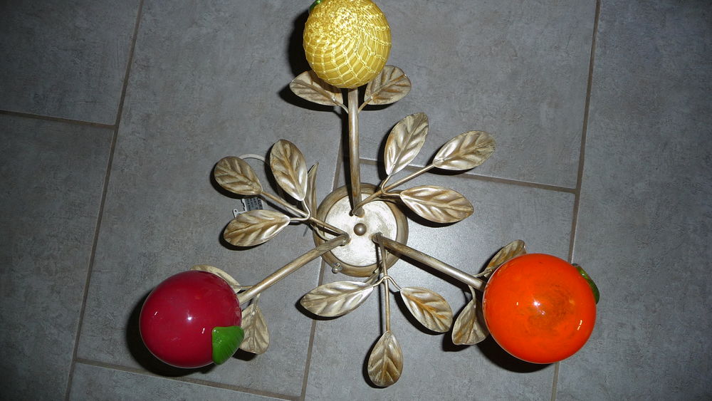 Lustre suspension luminaire plafonnier - Motifs de fruits Meubles