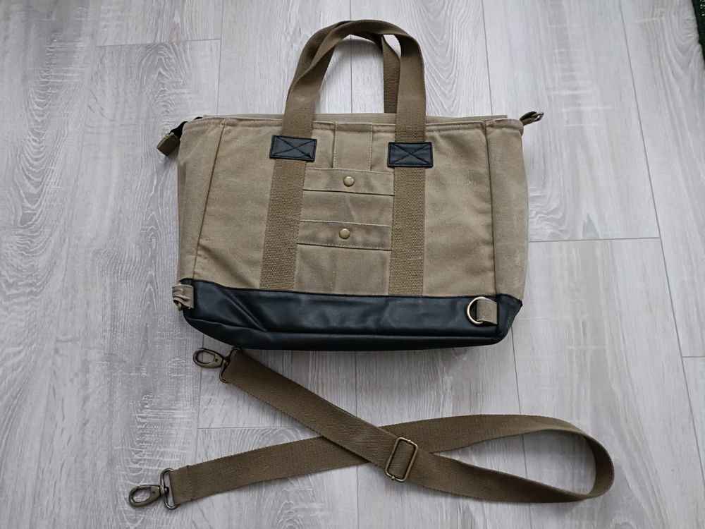Sac besace multipoches de marque HEX Maroquinerie