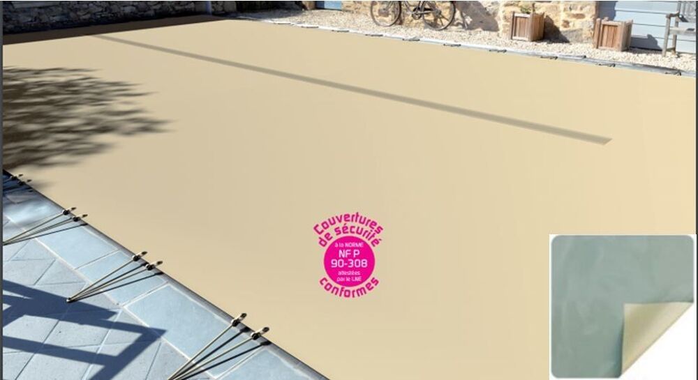 B&acirc;che piscine Jardin