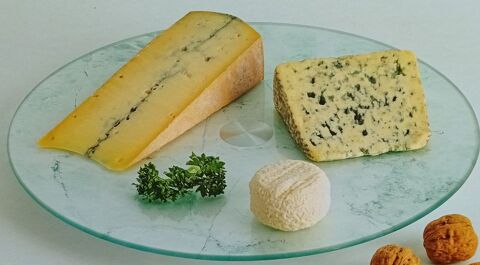 Plateau Tournant-Effet Marbre Blanc Saint-Dizier (52)