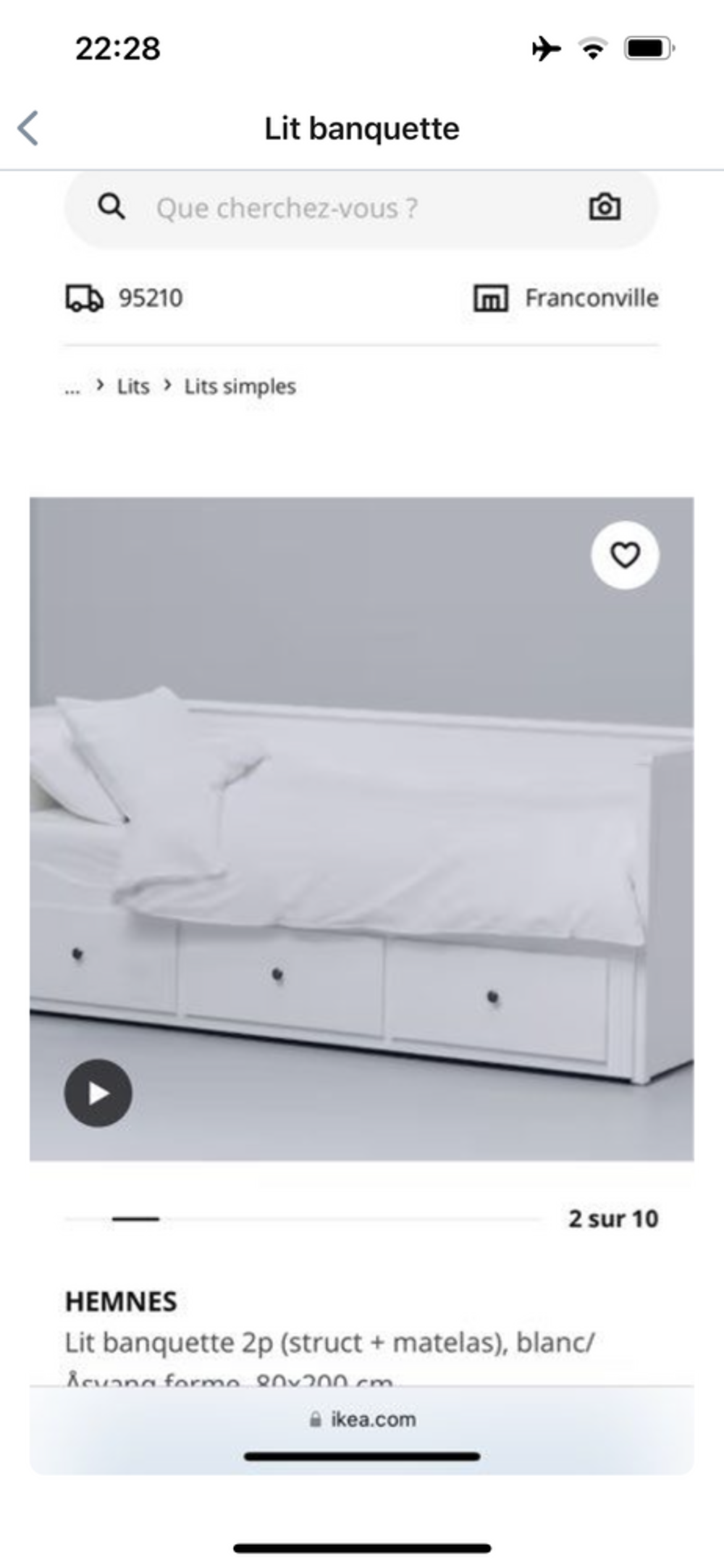 Lit Banquette IKEA Meubles