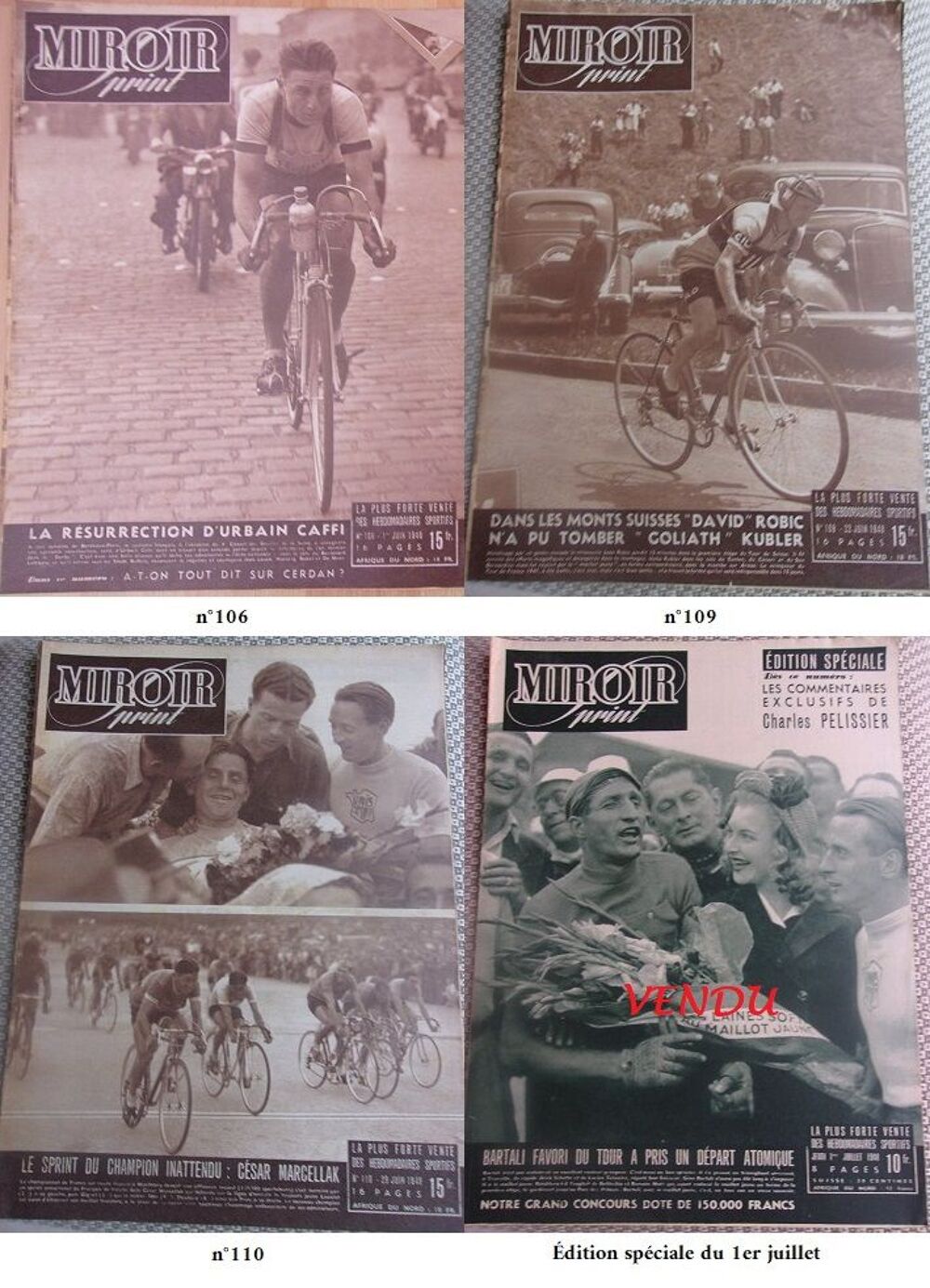 Miroir Sprint ann&eacute;e 1948 