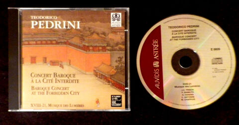 CD - Teodorico Pedrini ? Concert baroque à la Cité Interdite 3 Ribeauvillé (68)