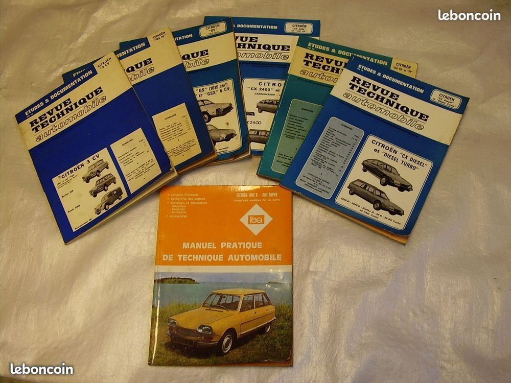 REVUE TECHINIQUES CITROEN VINTAGE Livres et BD