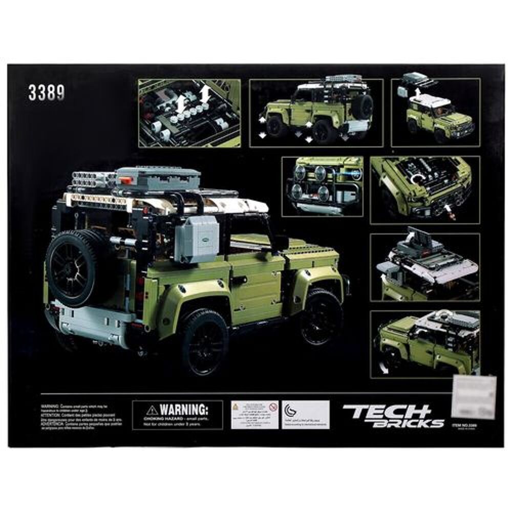  Tech Bricks Land Rover Defender 3389 Jeux / jouets