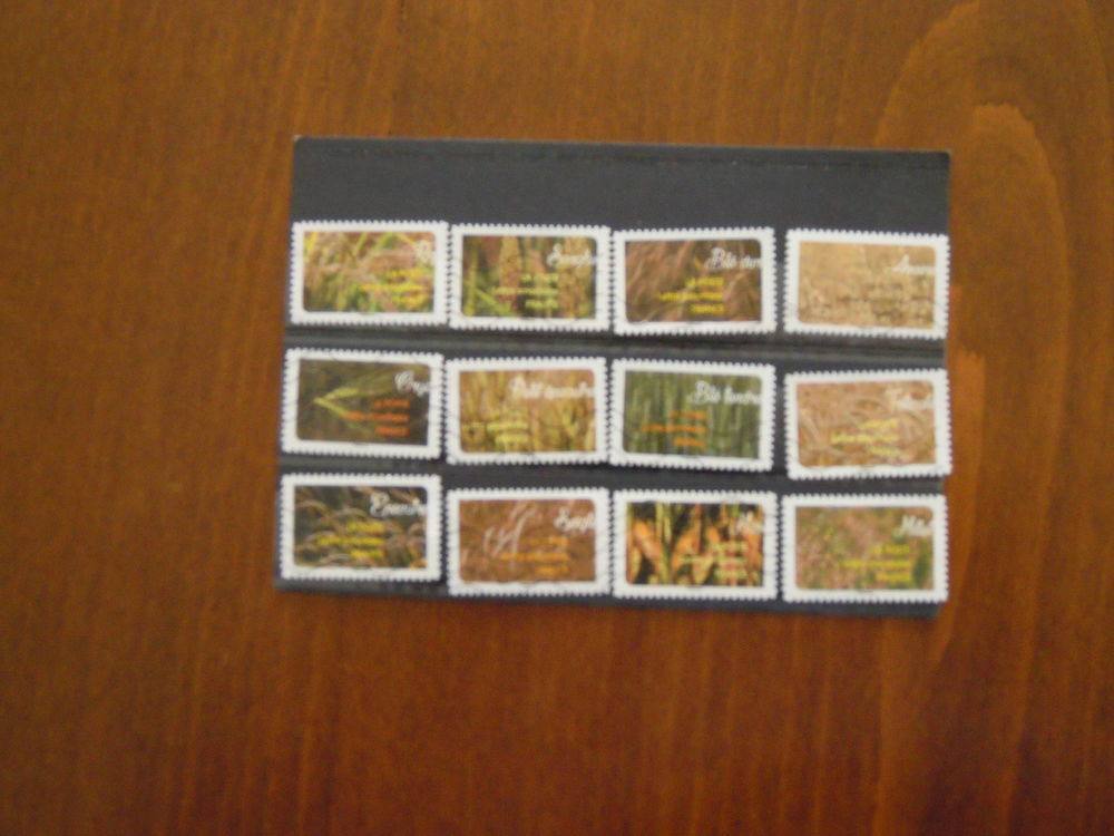 LOT 65 TIMBRES FRANCE OBLITERES AUTO ADHESIFS 