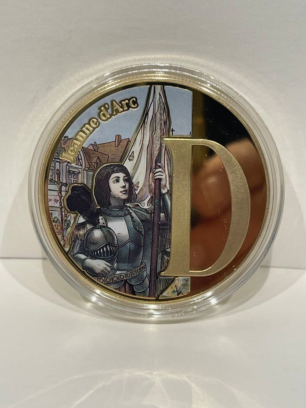 La France de A &agrave; Z frappe " D - Jeanne d'Arc " Dor&eacute;e &agrave; l'or 