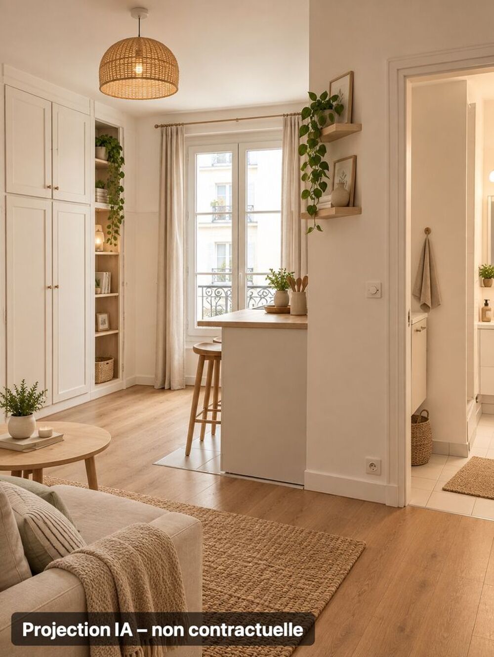 Vente Appartement Studio lumineux de 18,45 m² ? DPE C ? Jules Joffrin Paris 18