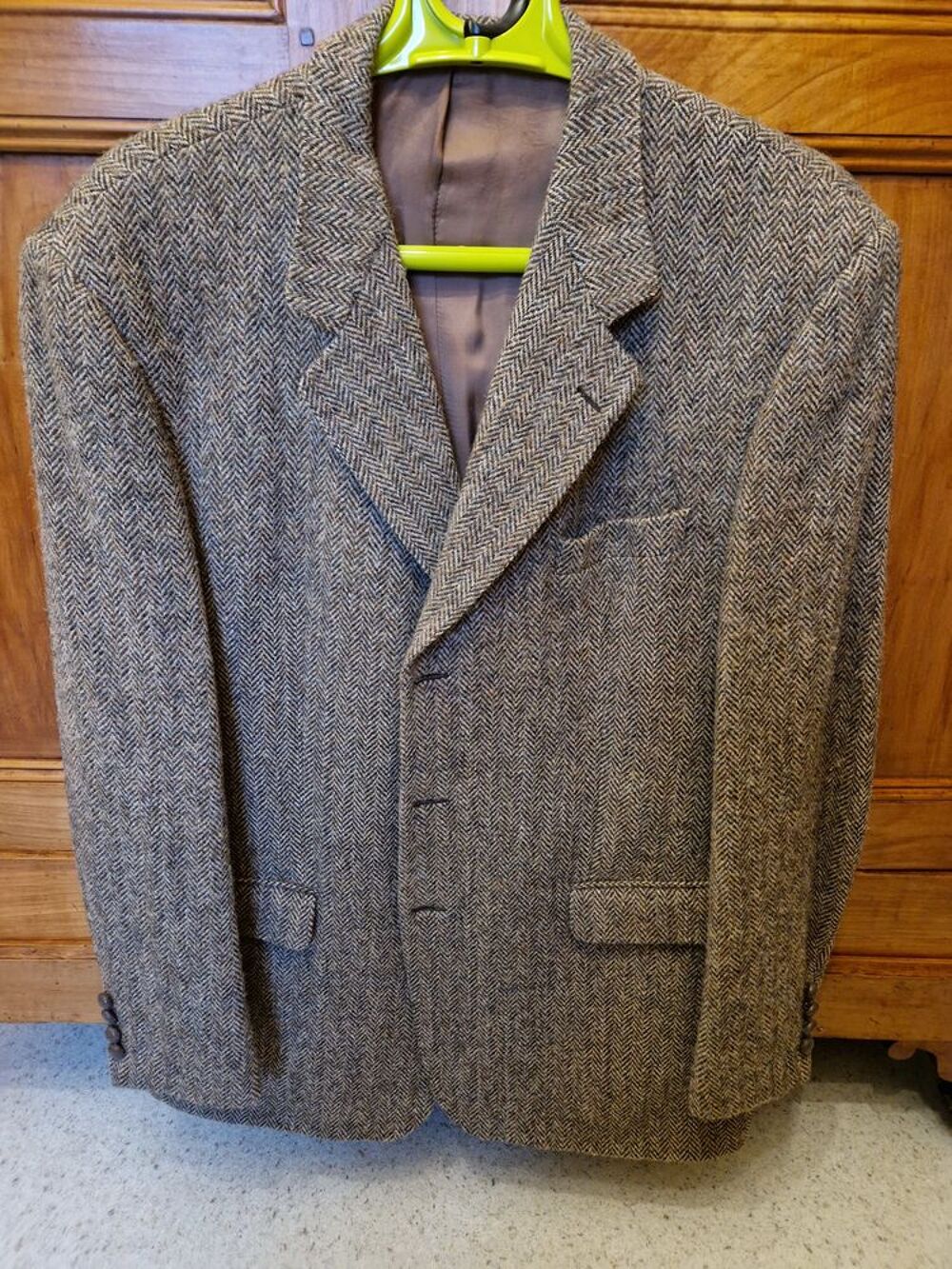 veste homme - marron - HARRIS TWEED - taille 64 Vêtements