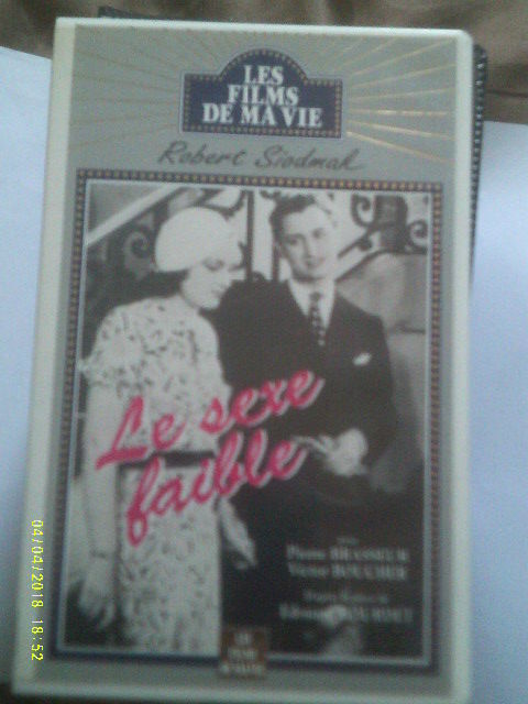 LE SEXE FAIBLE ( film) 1934 avec m balin 0 Rosendael (59)