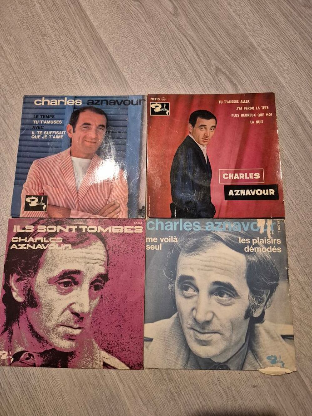 lot de vinyles Charles Aznavour CD et vinyles