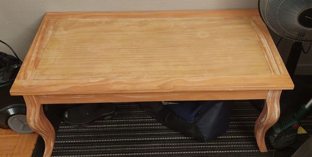Table basse en bois massif, Conforama Meubles