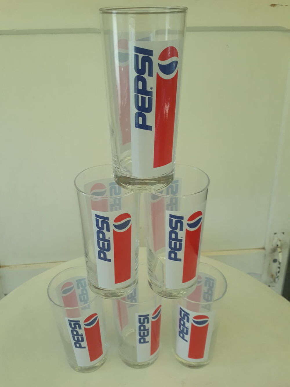 Verres Pepsi de collection 