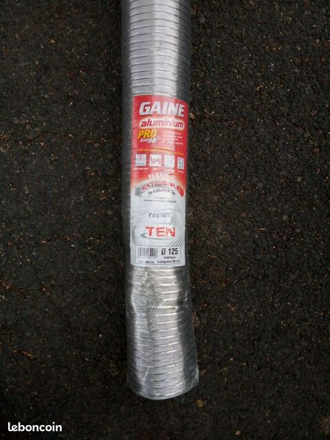 gaine aluminium neuve diamètre 125 mm Beauchamp (95)