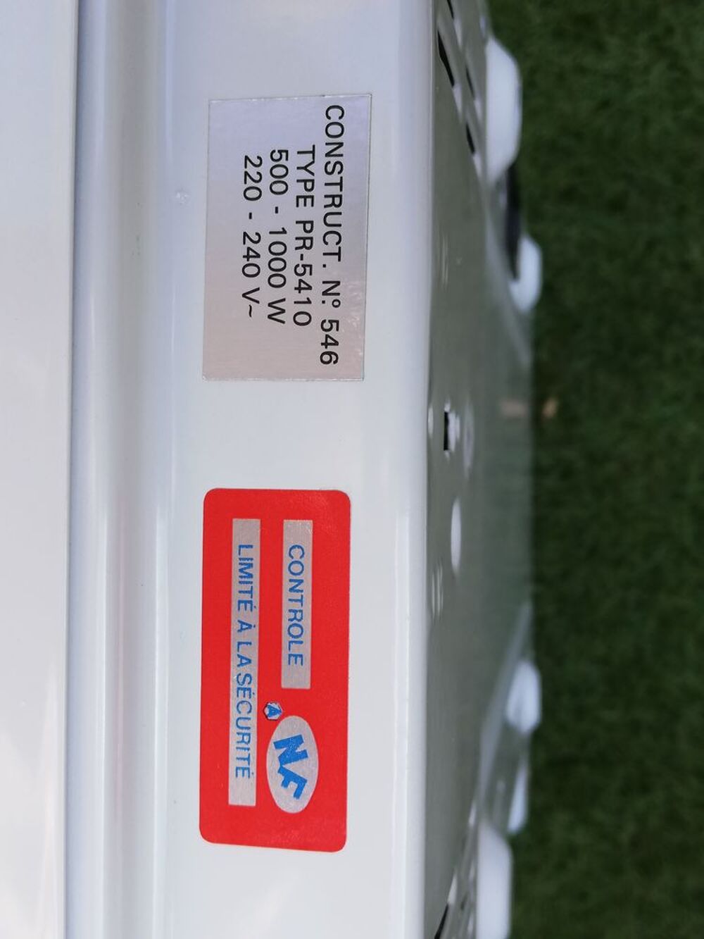 Un radiateur eurocho 500 - 1000 watts Bricolage