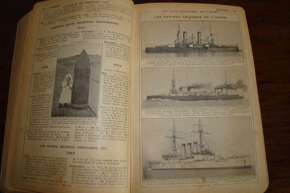Almanach du drapeau 1905 - Arm&eacute;e de Terre / Marine
Livres et BD